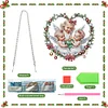 DIY Christmas Angel Diamond Painting Acrylic Hanging Pendant