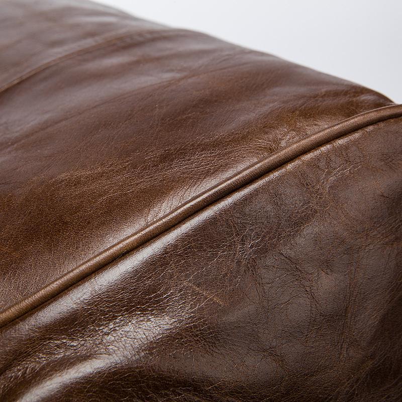 Genuine Leather Durable Top-Handled Detachable Sling Strap Carry-All Bag