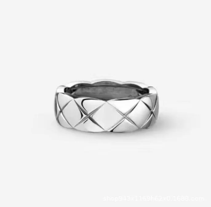 New Titanium Rhombus Stainless Steel Ring