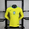 2025/2026 Long sleeves Player Version Brazil Home Football Jersey 1:1 Thai quality
