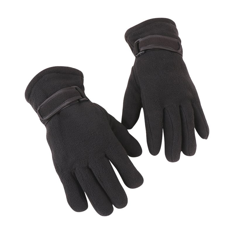 Men's Outdoor Thick Warm Fleece Five-finger Windproof And Cold Gloves-Compassnice®