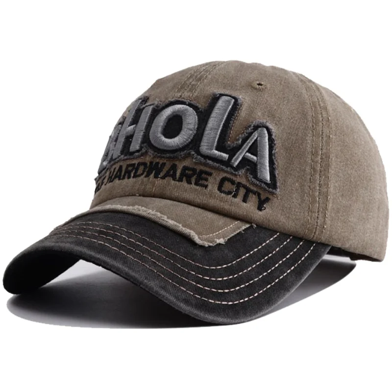 Men's Vintage Letter Embroidered Baseball Cap