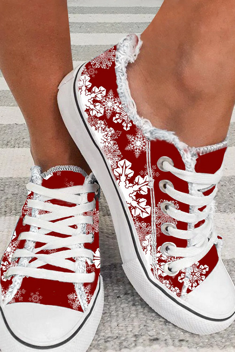 Christmas Snowflake shoes