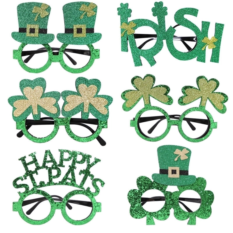 St. Patrick Shamrock Plastic Glasses Party Decorations