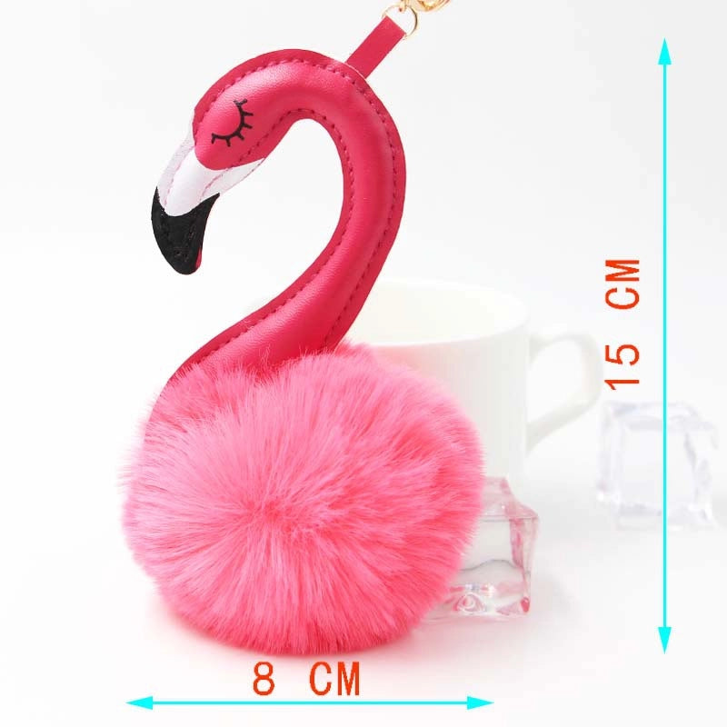 Plush Flamingo Bag Charms