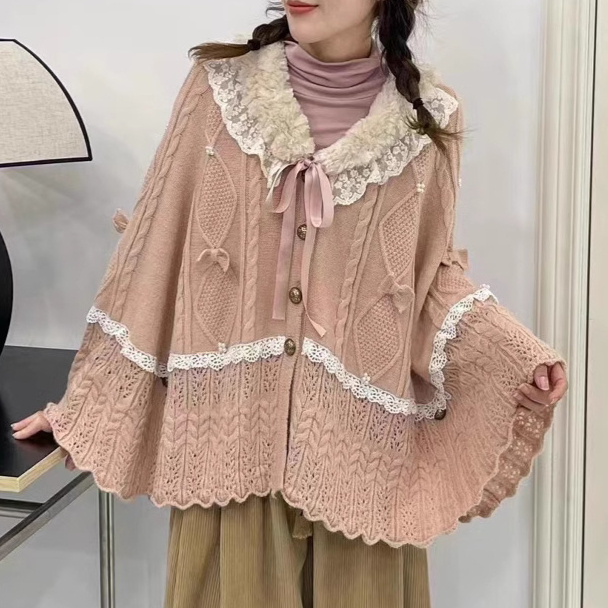 Chicfifth Sweater Women Winter Long Sleeve High Quality Autumn Vintage Top Knitted Cardigan