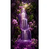 Purple Waterfall- Round/Square AB Drills Diamond Painting(75*45cm)