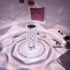 lamp desk Crystal Rose Ambiance Table Lamp Bedroom Bedside Lamp LED Romantic Multi-color Changing Light Rechargeable Touch Switch Remote Control bed side lamp