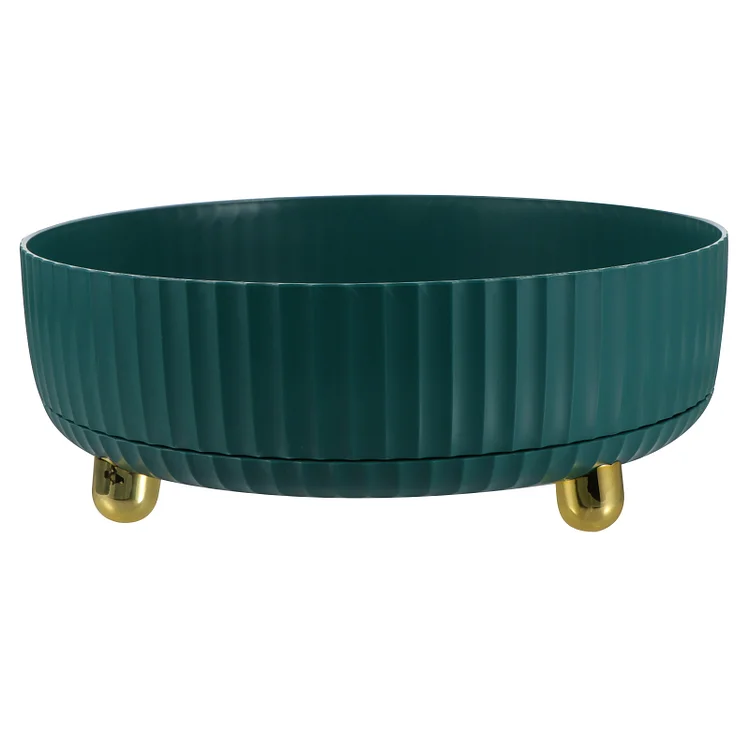 Rotating Turntable Box Storage Makeup Holder Desk Tray Desktop Jewelry Rack