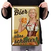 Beer Girl - Vintage Metal Signs - 20*30cm/30*40cm