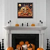 Diamond Painting - Partial Special Shaped Drill - Halloween Pumpkin(Canvas|30*30cm)