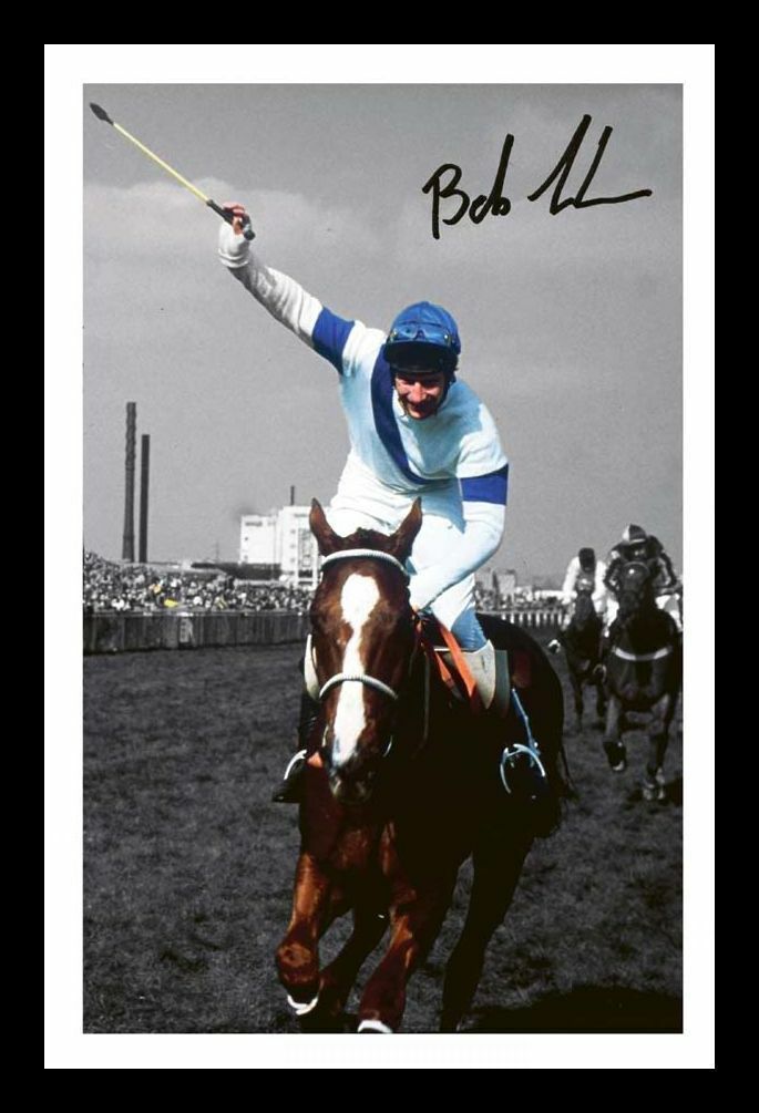 Bob Champion - Aldanitti 1981 Grand National Winner Signed & Framed Photo Poster painting