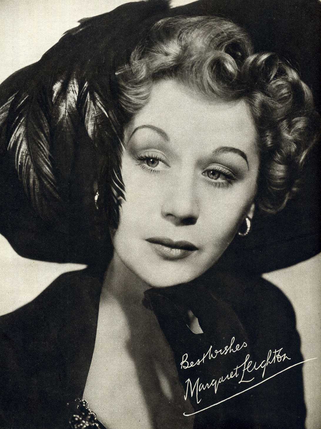 MARGARET LEIGHTON Signed Photo Poster paintinggraph - Film Actress - Preprint