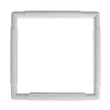 (US Local)Cross Stitch Tool Clip White Square Shape Need Assembled for Sewing (27.9*27.9 cm)