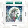 Christmas Unicorn - Crystal Rhinestone Diamond Painting