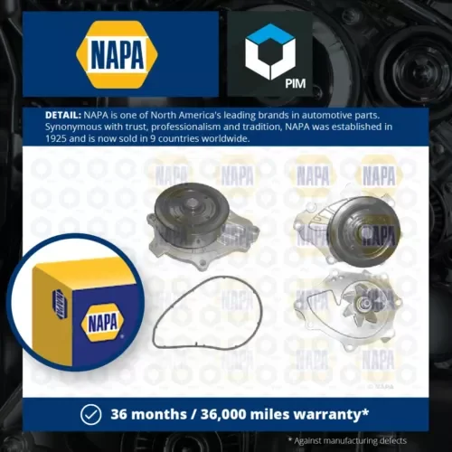 Dronehint Water Pump fits LEXUS IS220d Mk2 2.2D 05 to 12 2AD-FHV Coolant NAPA 1610009341 Parts