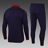 Joyfball 2024/2025 England Half-Pull Training Suit Purple Football Shirt 1:1 Thai Quality