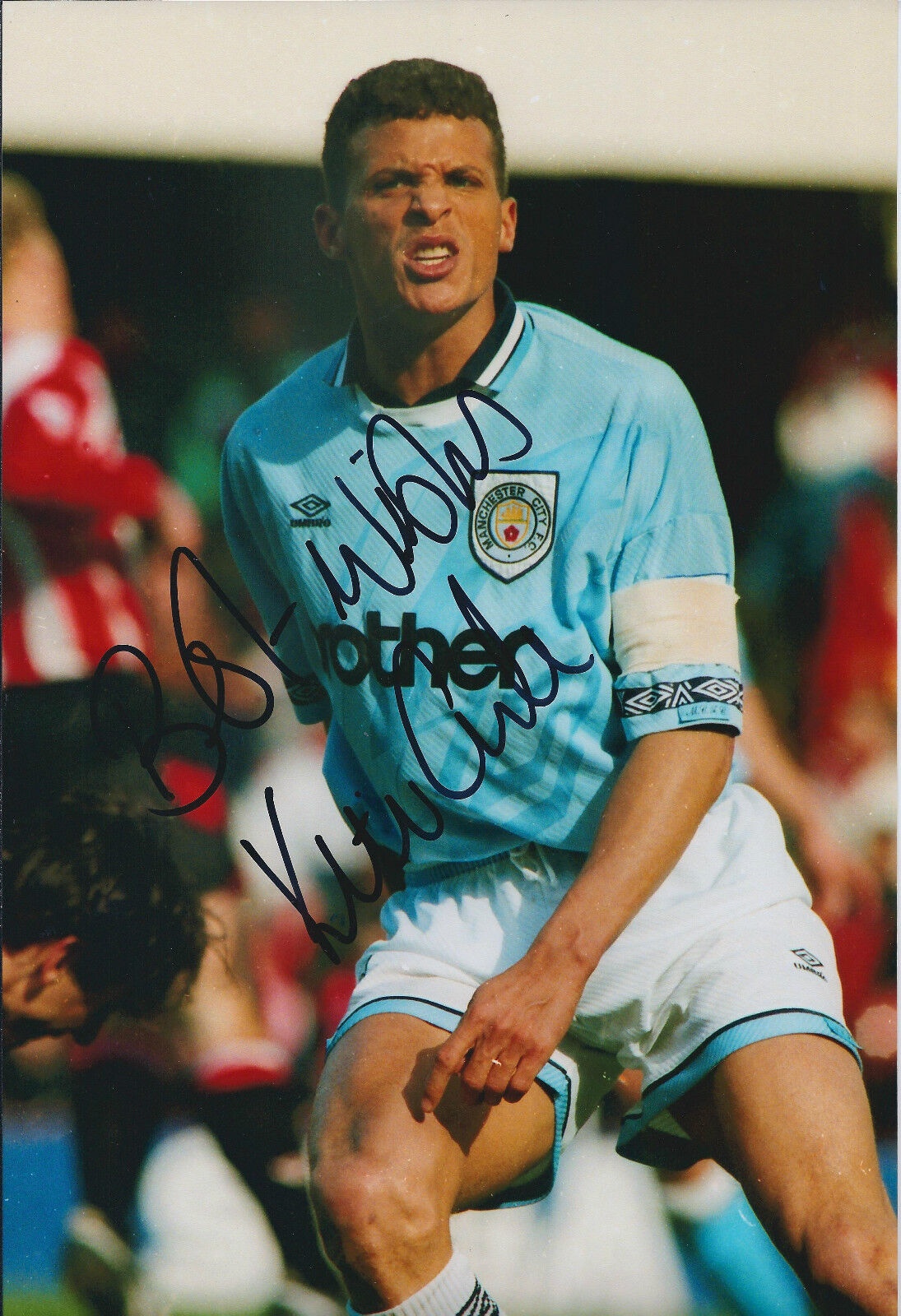 Keith CURLE Signed Autograph 12x8 Photo Poster painting AFTAL COA Manchester City Genuine