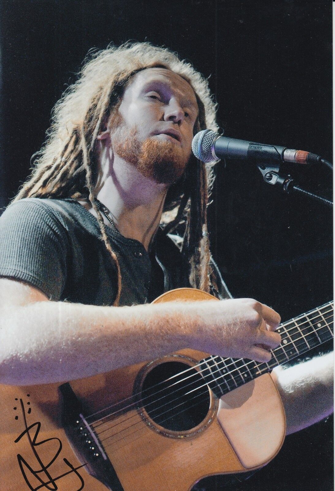 Newton Faulkner Hand Signed 12x8 Photo Poster painting.