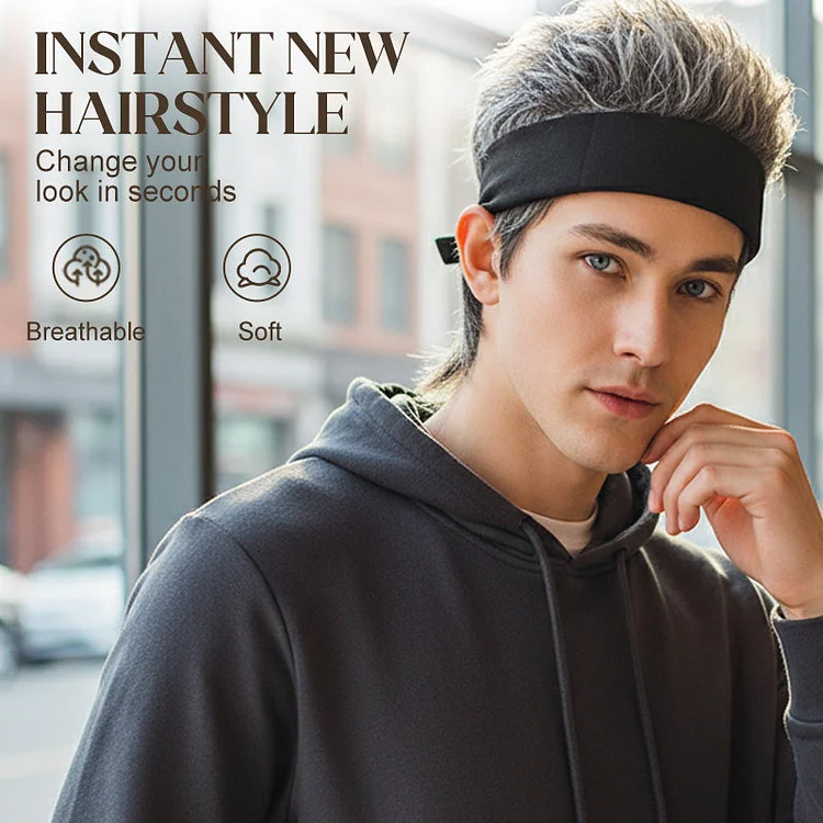 🧢 50% DI SCONTO! 🎤 Cappello Parrucca Unisex Hip-Hop &ndash; Stile Grunge, Morbido e Confortevole & Perfetto per Feste e Costumi ✨