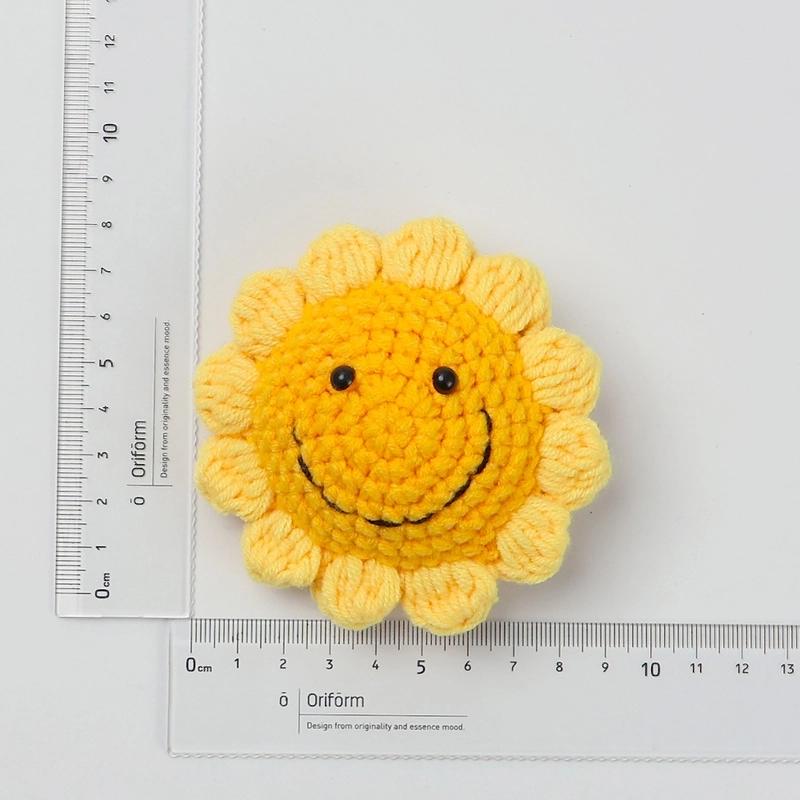 2 Pieces Cute Sunflower Santa Claus Yarn Women’s Bag Pendant Keychain