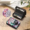 2pcs Horse Pattern Diamond Painting Fashion Card Holder Compact Coin Purse