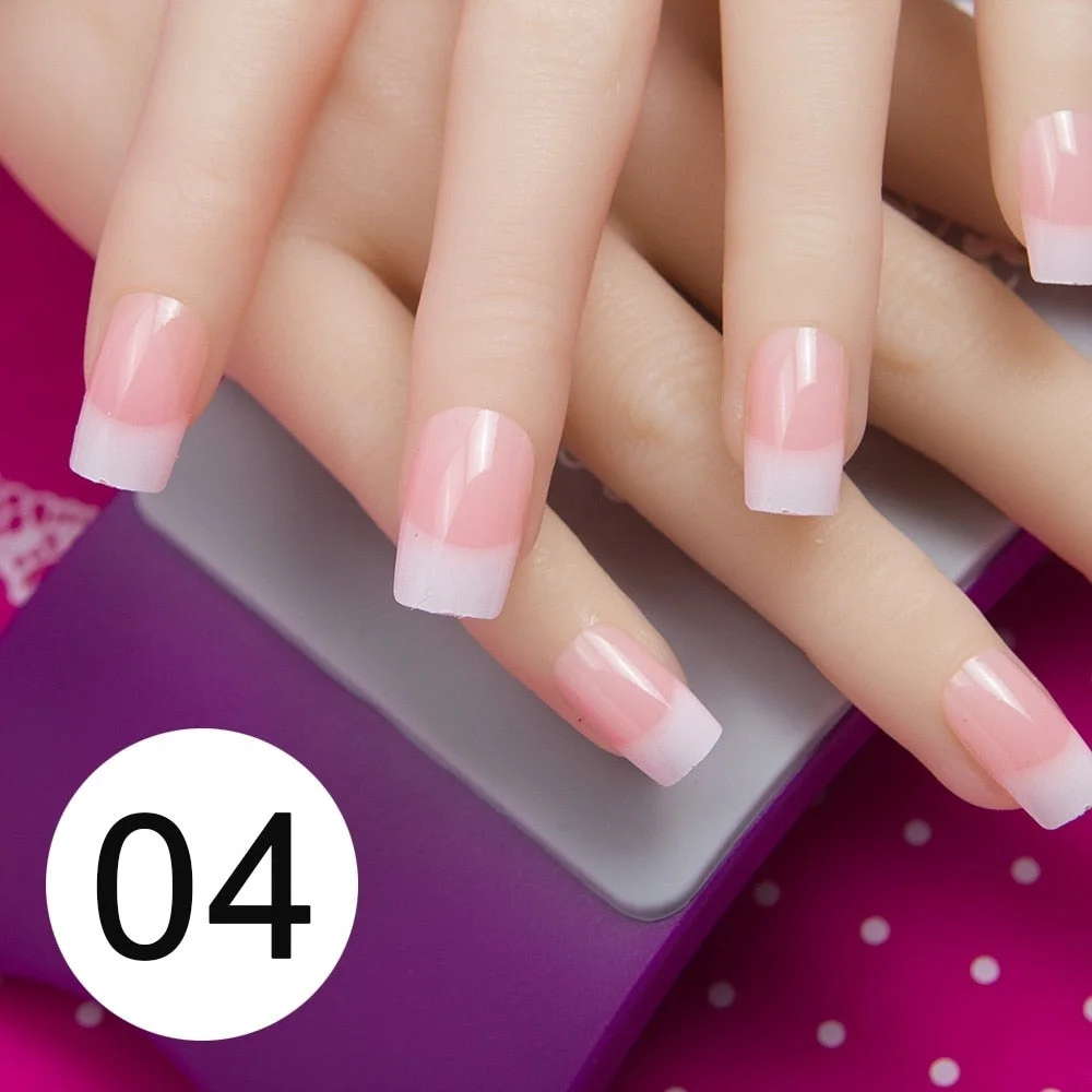 With 1 Piece Of Nail Adhesive Tape 24pcs/Box Press On Nail Art Tips Full Cover 10 Sizes False Nail Art Wedding Nails-Nail Inspo