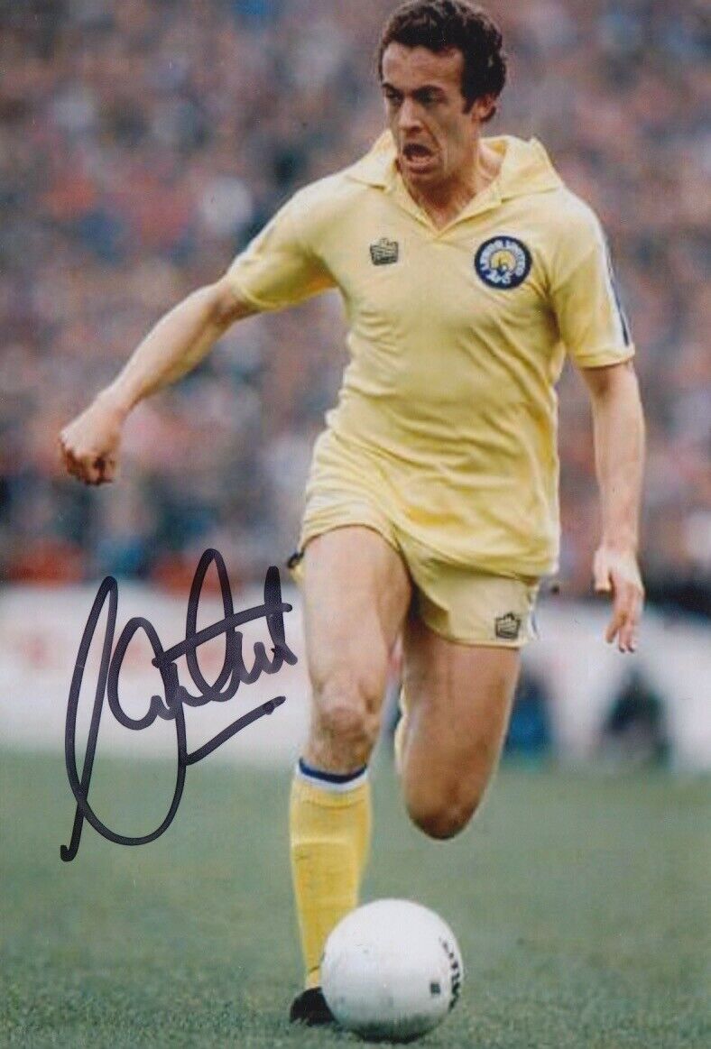 ALAN CURTIS HAND SIGNED 6X4 Photo Poster painting LEEDS UNITED FOOTBALL AUTOGRAPH 2