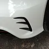 1 Pair Car Rear Bumper Canards for Benz W176 A200 A250 A260 A45 (Glossy Black)