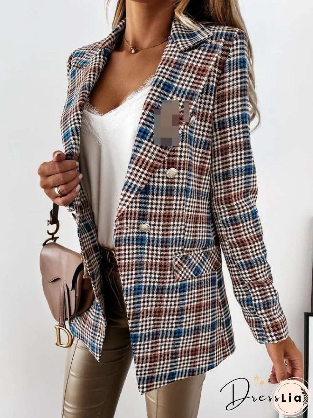 Vintage Tweed Blazer Fit Blazer Girls Fringe Top Suit Jacket Office Ladies Chic Slim Ladies Spring Autumn Collar Hooded Style