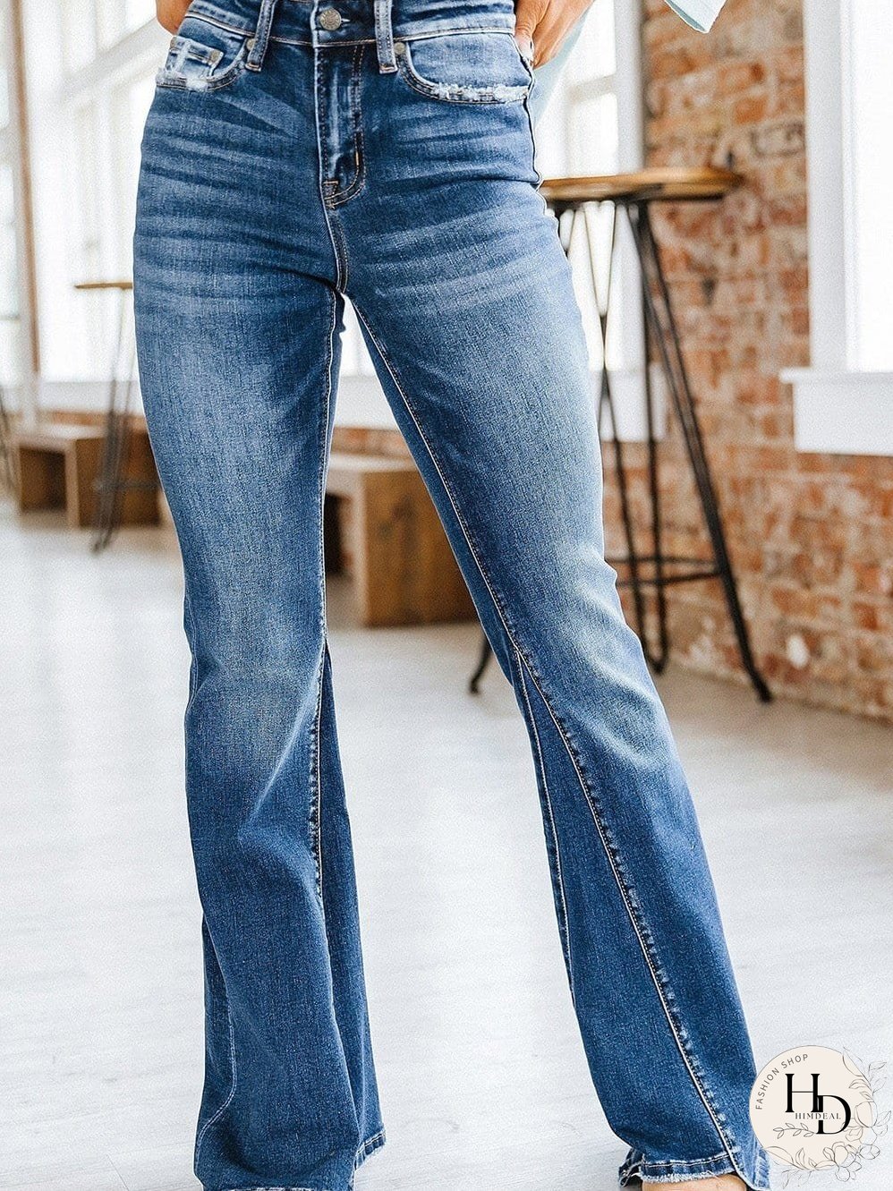 Vintage Inspired Flared Jeans
