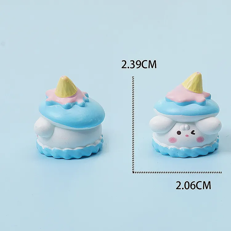 Mini Cute Dessert Puppy Charm