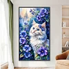 (40*70cm)DIY Full Round Drill Diamond Painting-Cat
