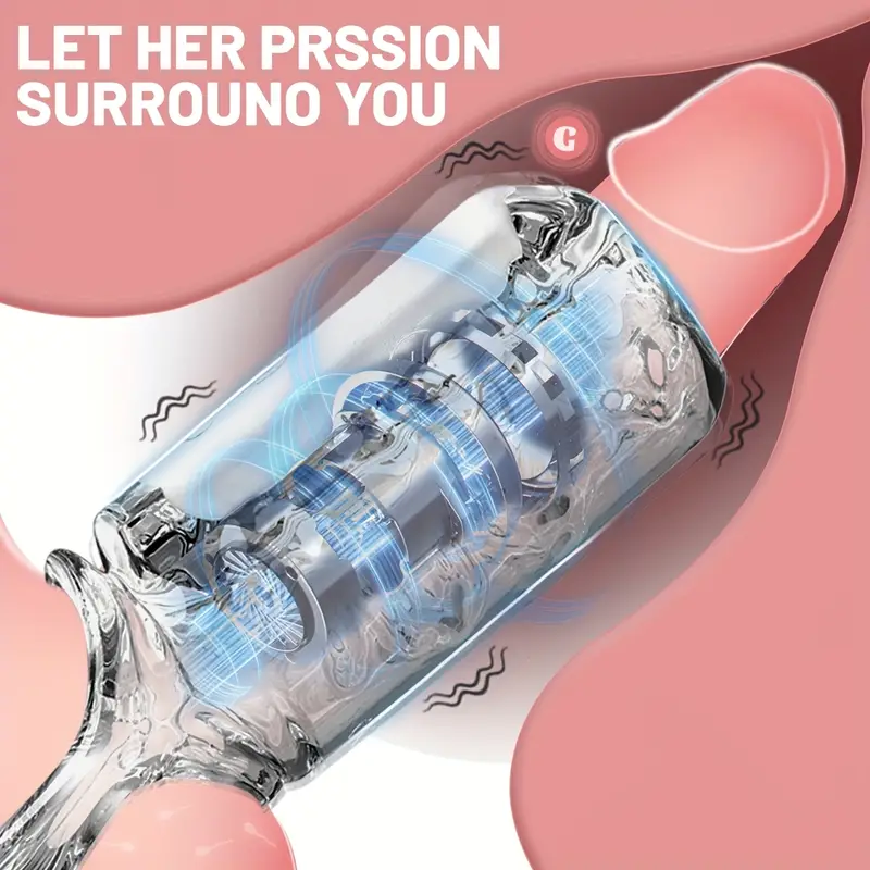 1 sleeve vibrator clear sleeve with 10 vibration patterns toys rings soft silicone rings adult erotic products for men and couples couples resonance resistor ring details 1