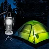 Lampe de camping LED &agrave; chargement solaire portable avec ventilateur r&eacute;glable
