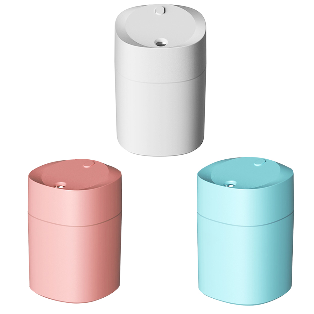

220ml Air Humidifier with LED Night Light Mini USB Cool Mist Maker Fogger, White, 501 Original
