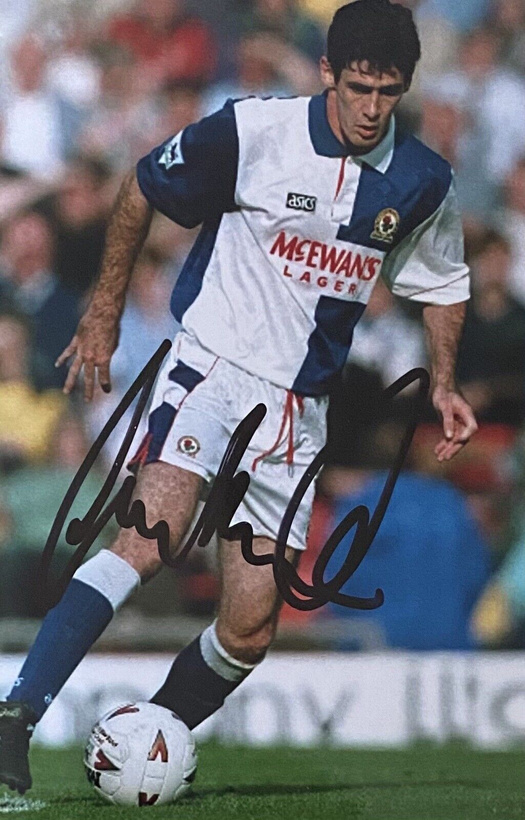 Mike Newell Genuine Signed Blackburn Rovers 6X4 Photo Poster painting