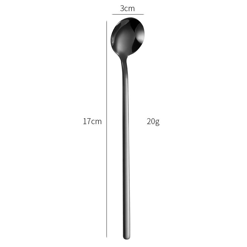 Casual Solid Color Stainless Steel Spoon