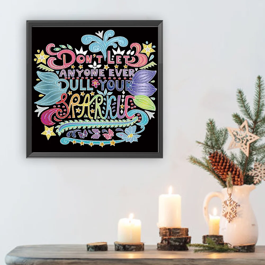 Diamond Painting - Partial Special Shaped Drill - English(Canvas|30*30cm)