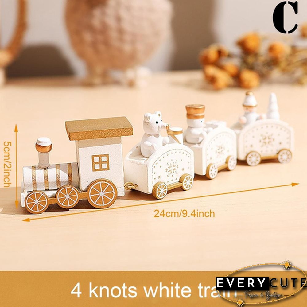 Christmas Wooden Little Train Merry Christmas Decoration For Home Christmas Ornaments New Year Gifts Xmas Decor Navidad Noel