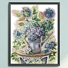 Hydrangea And Butterfly-14CT Stamped Cross Stitch 35*42cm/13.78*16.54in tapestrymarket