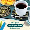 8pcs/set DIY Crystal Drink Coasters Cup Coasters Kits