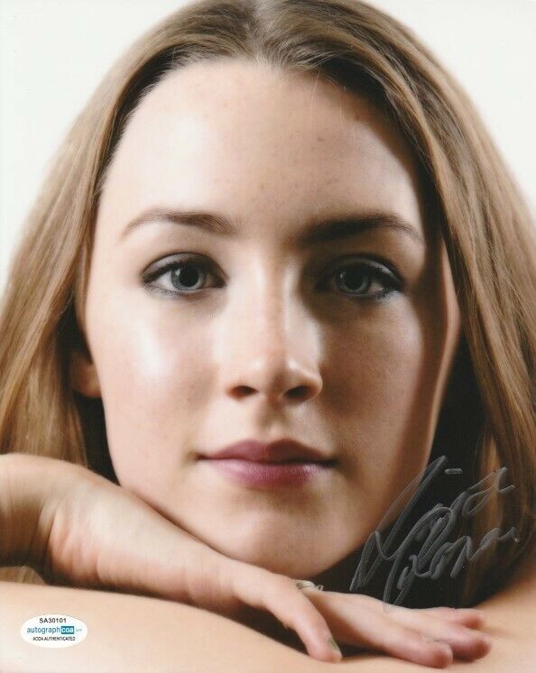 SAOIRSE RONAN SIGNED 8x10 Photo Poster painting #1 LADY BIRD LITTLE WOMEN ACOA COA EXACT PROOF!