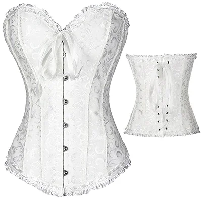 Billionm Sexy Women steampunk clothing gothic Plus Size Corsets Lace Up boned Overbust Bustier Waist Cincher Body shaper corselet S-6XL