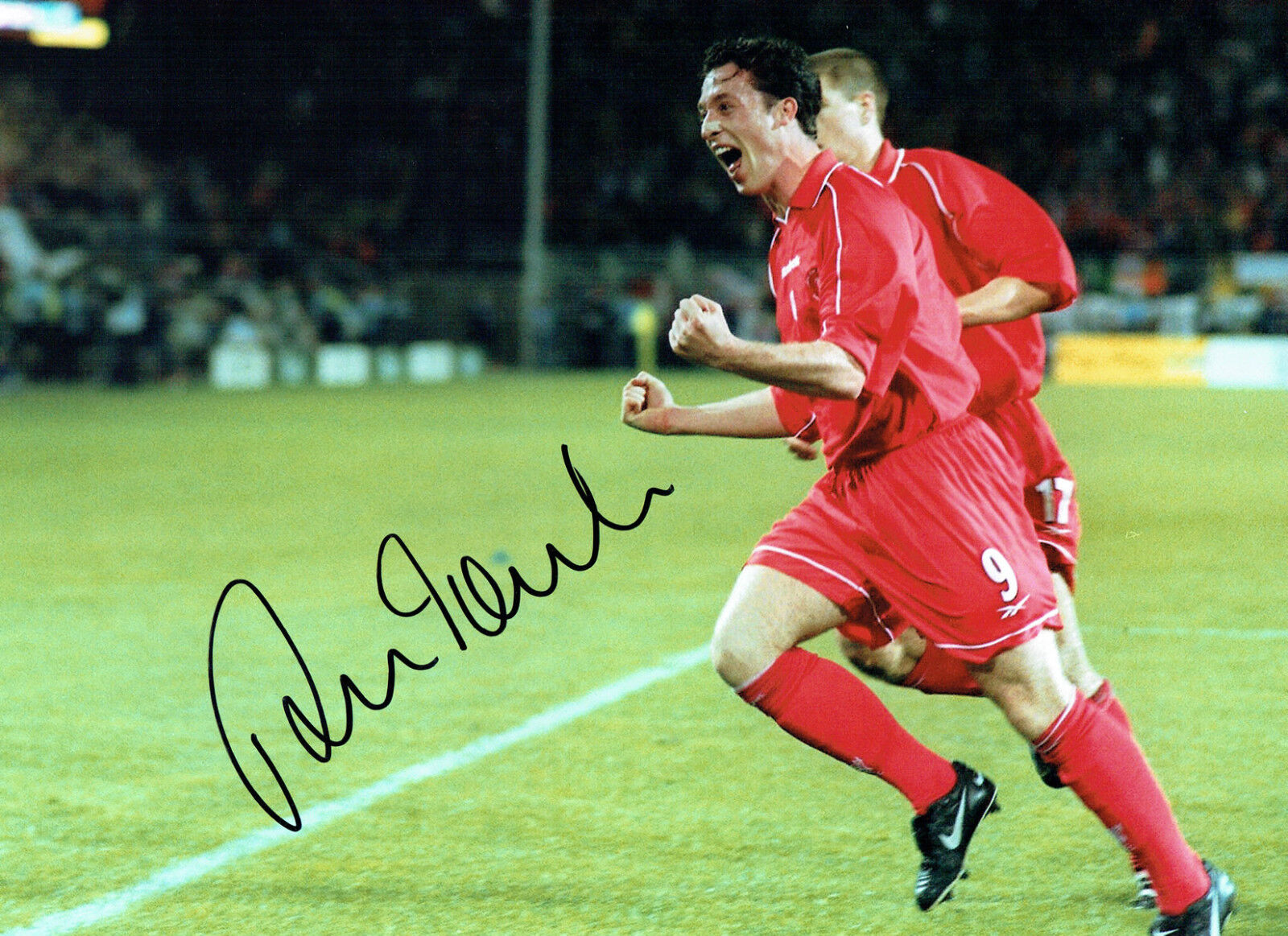 Robbie FOWLER Signed Autograph 16x12 LIVERPOOL Anfield Photo Poster painting AFTAL COA