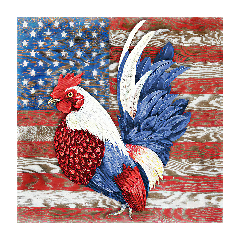 

Chicken - Round Drill Diamond Painting - 30*30CM, 501 Original