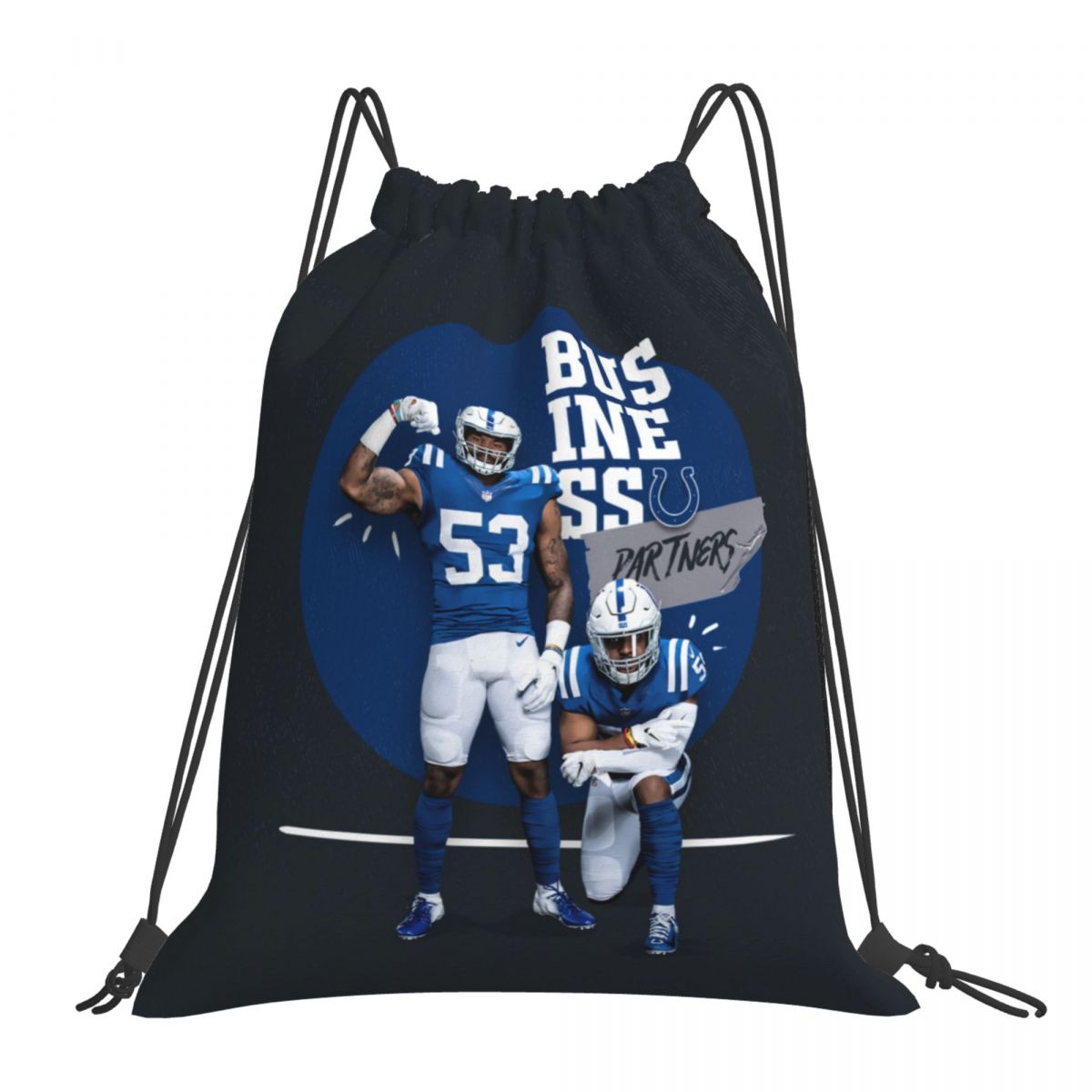 Indianapolis Colts Shaquille Leonard Drawstring Bags for School Gym