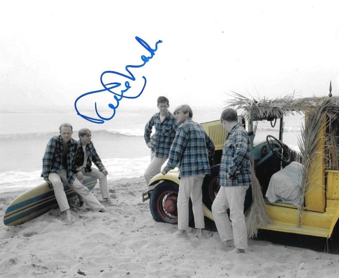 * DAVID MARKS * signed 8x10 Photo Poster painting * THE BEACH BOYS * COA * 5