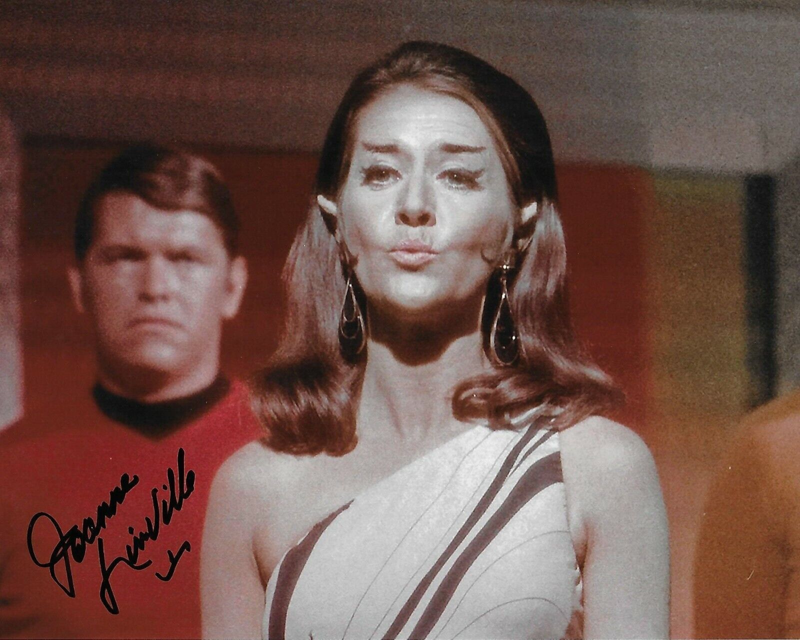 Joanne Linville RIP 1928-2021 Original Autographed 8x10 Photo Poster painting -Star Trek TOS #11