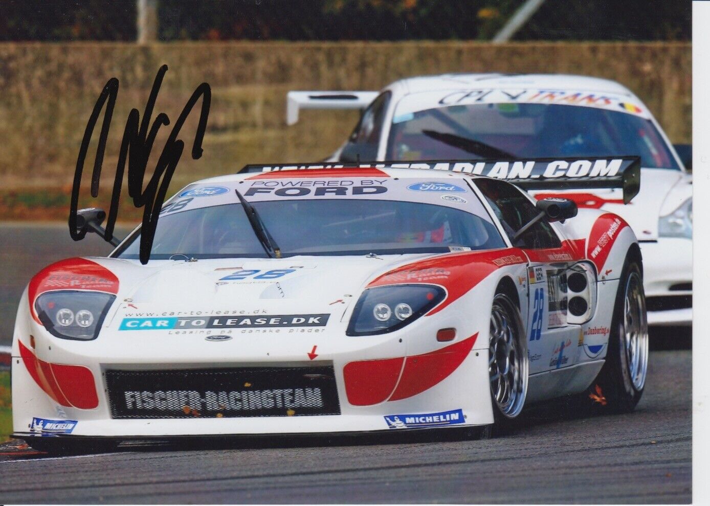 Christoffer Nygaard Hand Signed 7x5 Photo Poster painting - FIA GT Championship.